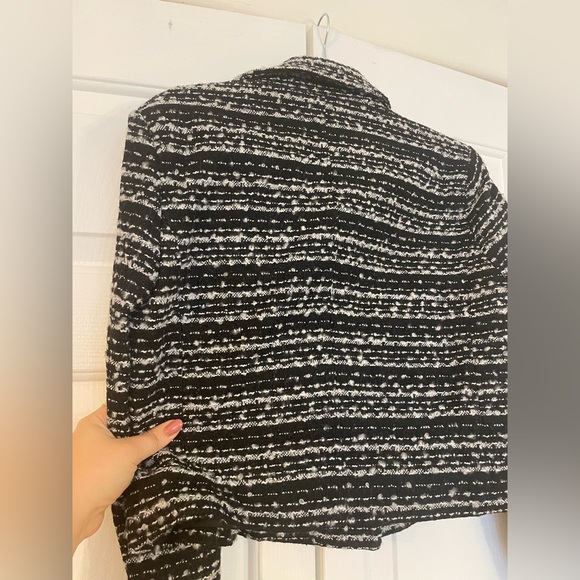 NWOT Bagatelle Old Money Bouclé Crop Blazer - Picture 6 of 7